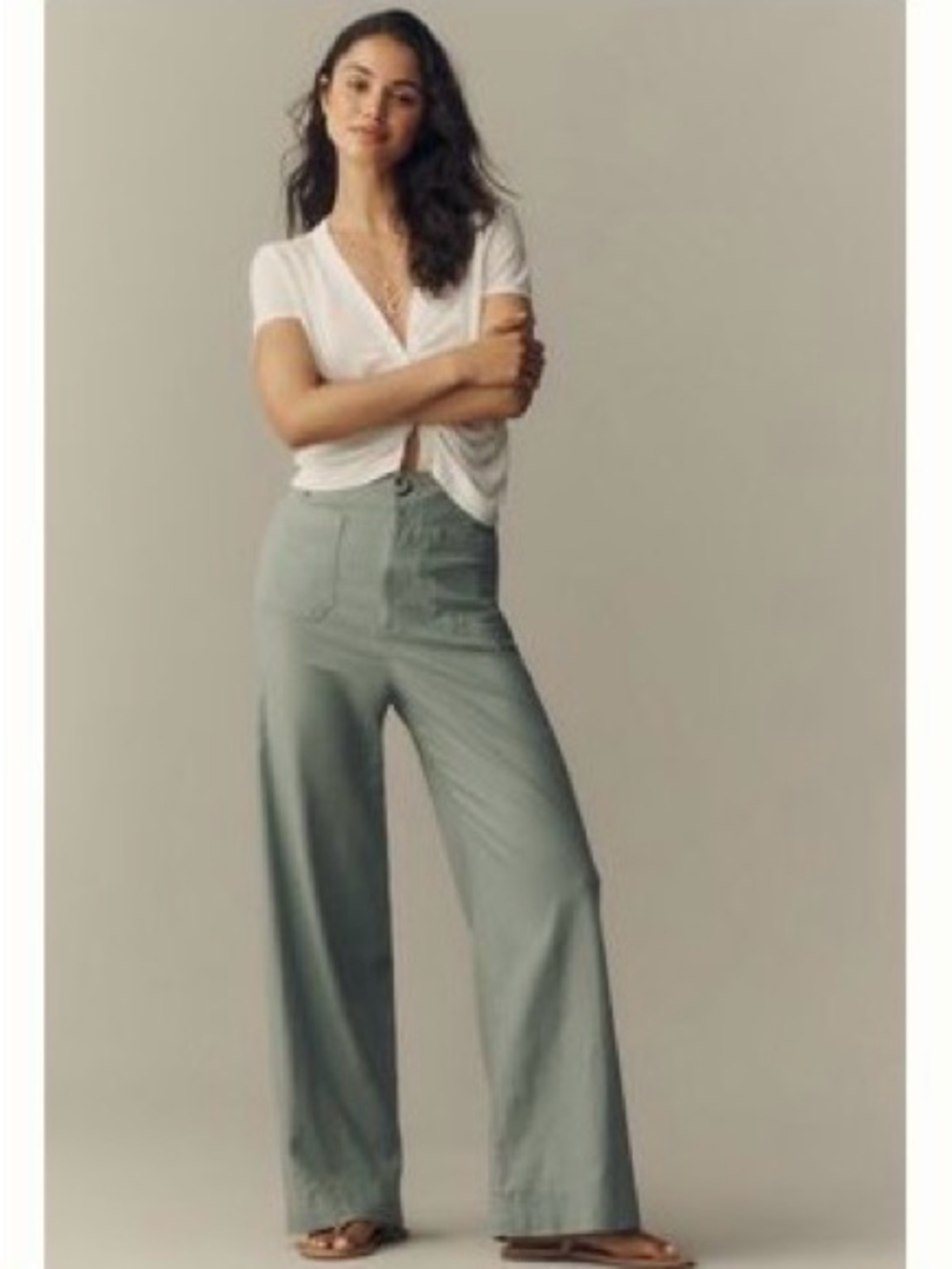 Maeve Colette Linen Stretch pants - Anthro